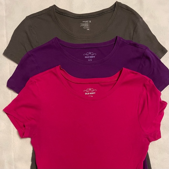 Old Navy Tops - 3 Old Navy Cotton Short Sleeve Tee Shirts